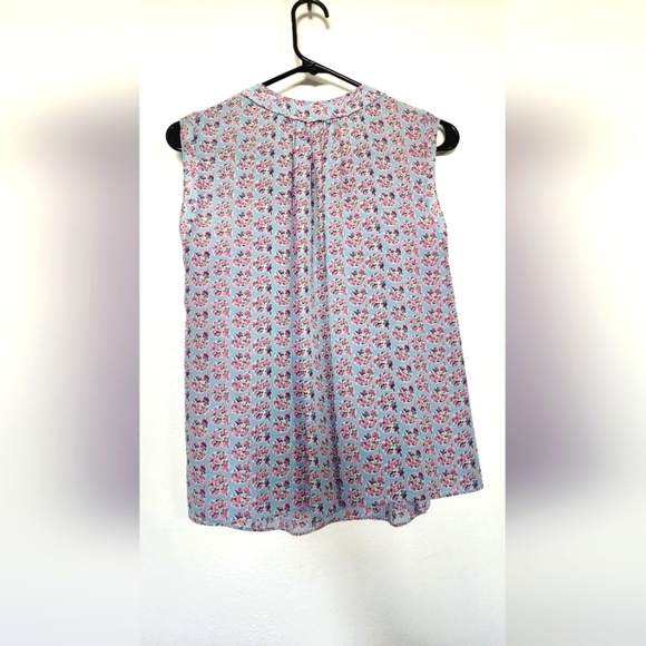 Rebecca Taylor Floral Print Silk Blouse - Picture 2 of 2